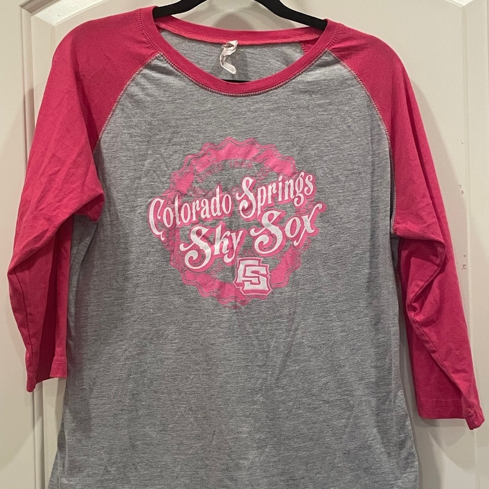 Women's Baseball T-Shirt - Colorado Springs Sky Sox